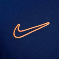 Nike Academy 25 1/4-Zip Training sweater Dark Blue Black Orange