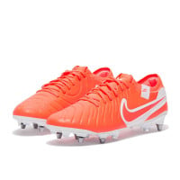 Nike Tiempo Legend 10 Elite Iron Stud Football Shoes (SG) Pro Player Bright Red White