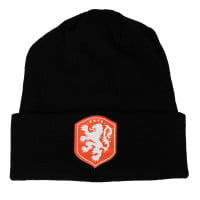 KNVB Muts Logo Zwart Oranje Wit