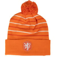 KNVB Ponpon Orange White Beanie