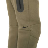 Nike Tech Fleece Joggingbroek Sportswear Kids Olijfgroen Donkergrijs Zwart