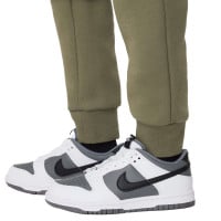 Nike Tech Fleece Joggingbroek Sportswear Kids Olijfgroen Donkergrijs Zwart