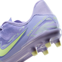Nike Tiempo Legend Academy 10 Gras / Kunstgras Voetbalschoenen (MG) Kids Lichtpaars Lichtgeel