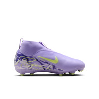 Nike Zoom Mercurial Superfly Academy 10 Gras / Kunstgras Voetbalschoenen (MG) Kids Lichtpaars Lichtgeel