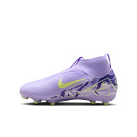 Nike Zoom Mercurial Superfly Academy 10 Gras / Kunstgras Voetbalschoenen (MG) Kids Lichtpaars Lichtgeel