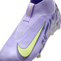 Nike Zoom Mercurial Superfly Academy 10 Gras / Kunstgras Voetbalschoenen (MG) Kids Lichtpaars Lichtgeel