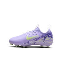 Nike Zoom Mercurial Vapor Academy 16 Gras / Kunstgras Voetbalschoenen (MG) Kids Lichtpaars Lichtgeel