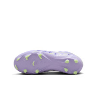 Nike Zoom Mercurial Vapor Academy 16 Gras / Kunstgras Voetbalschoenen (MG) Kids Lichtpaars Lichtgeel