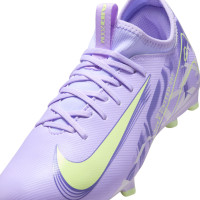 Nike Zoom Mercurial Vapor Academy 16 Gras / Kunstgras Voetbalschoenen (MG) Kids Lichtpaars Lichtgeel