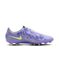 Nike Tiempo Legend Academy 10 Gras / Kunstgras Voetbalschoenen (MG) Lichtpaars Lichtgeel