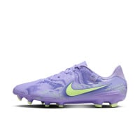 Nike Tiempo Legend Academy 10 Gras / Kunstgras Voetbalschoenen (MG) Lichtpaars Lichtgeel