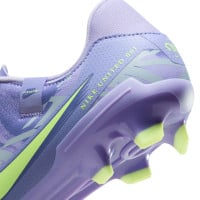 Nike Tiempo Legend Academy 10 Gras / Kunstgras Voetbalschoenen (MG) Lichtpaars Lichtgeel