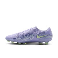 Nike Tiempo Legend Elite 10 Grass Football Shoes (FG) Light Purple Light Yellow