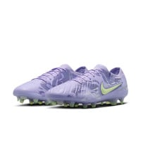 Nike Tiempo Legend Elite 10 Grass Football Shoes (FG) Light Purple Light Yellow