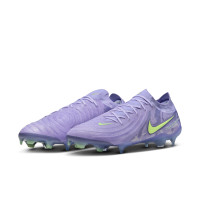 Nike Phantom GX Elite II Gras Voetbalschoenen (FG) Lichtpaars Lichtgeel