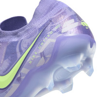 Nike Phantom GX Elite II Gras Voetbalschoenen (FG) Lichtpaars Lichtgeel