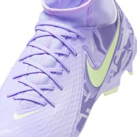 Nike Phantom Luna Academy II Grass/Artificial Grass Football Shoes (MG) Light Purple Light Yellow