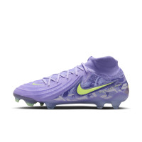 Nike Phantom Luna Elite II Gras Voetbalschoenen (FG) Lichtpaars Lichtgeel