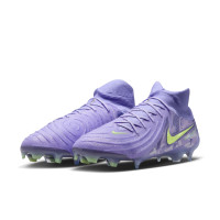 Nike Phantom Luna Elite II Gras Voetbalschoenen (FG) Lichtpaars Lichtgeel