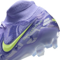 Nike Phantom Luna Elite II Gras Voetbalschoenen (FG) Lichtpaars Lichtgeel