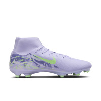 Nike Zoom Mercurial Superfly Academy 10 Gras / Kunstgras Voetbalschoenen (MG) Lichtpaars Lichtgeel