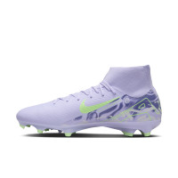 Nike Zoom Mercurial Superfly Academy 10 Gras / Kunstgras Voetbalschoenen (MG) Lichtpaars Lichtgeel