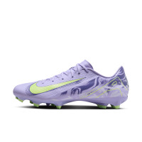 Nike Zoom Mercurial Vapor Academy 16 Gras / Kunstgras Voetbalschoenen (MG) Lichtpaars Lichtgeel