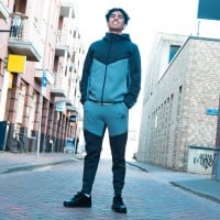 Nike Tech Fleece Sportswear Tracksuit Dark Grey Grey Black