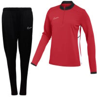 Nike Academy 25 1/4-Zip Women's Tracksuit Red Black