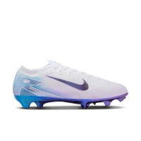 Nike Zoom Mercurial Vapor 16 Elite Gras Football Boots (FG) White Blue Purple