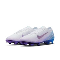 Nike Zoom Mercurial Vapor 16 Elite Gras Football Boots (FG) White Blue Purple