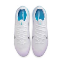 Nike Zoom Mercurial Vapor 16 Elite Gras Football Boots (FG) White Blue Purple