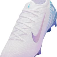 Nike Zoom Mercurial Vapor 16 Elite Gras Football Boots (FG) White Blue Purple