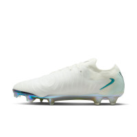 Nike Phantom GX II Elite Gras Voetbalschoenen (FG) Wit Smaragdgroen