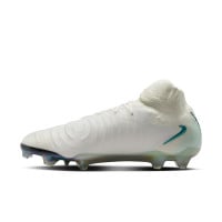 Nike Phantom Luna II Elite Gras Voetbalschoenen (FG) Wit Smaragdgroen