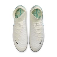 Nike Phantom Luna II Elite Gras Voetbalschoenen (FG) Wit Smaragdgroen