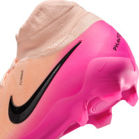 Nike Phantom Luna Pro II Gras Football Boots (FG) Salmon Pink Hot Pink Black