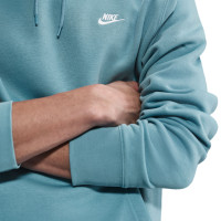 Nike Sportswear Fleece Club Hoodie Turquoise White