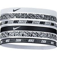 Nike Headband 6-Pack White Black Print