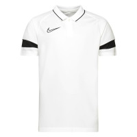 Nike Academy 21 Dri-Fit Polo Kids White Black