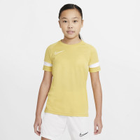 Nike Academy 21 Training Shirt Kids Gold White